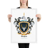 Horton Family Crest framed artprint