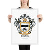 Jordan Family Crest framed artprint - Irish origin
