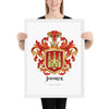 Jaurez Family Crrest framed artprint