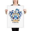Larmour Family Crest framed artprint
