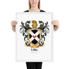 Little Family Crest framed artprint