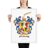 Mahony Family Crest framed artprint