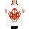 Maldonado Family Crest framed artprint