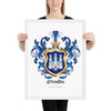 Martin Family Crest framed artprint - Basque origin