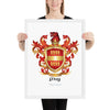 May Family Crest framed artprint