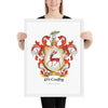 McCarthy Family Crest framed artprint