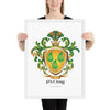 McClary Family Crest framed artprint
