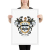 McCoy Family Crest framed artprint