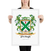 McHugh Family Crest framed artprint