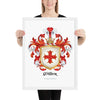 Miller Family Crest framed artprint - Scottish and English origin