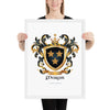 Moran Family Crest framed artprint