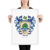 Neal Family Crest framed artprint - Anglo-Norman