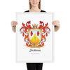 Neilson Family Crest framed artprint