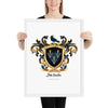 Nichols Family Crest framed artprint