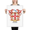 Nolan Family Crest framed artprint