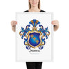 Nunez Family Crest framed artprint