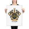 O'Caroll Family Crest framed artprint