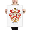O'Casey Family Crest framed artprint