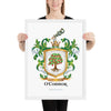 O'Connor Family Crest framed artprint - with tree