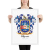 O'Keane Family Crest framed artprint