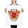 O'Loughlin Family Crest framed artprint