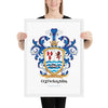 O'Melaghlin Family Crest framed artprint