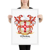 O'Nolan Family Crest framed artprint