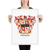 Ó Murchú Family Crest framed artprint