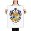 Park Family Crest  framed artprint