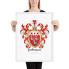 Patterson Family Crest framed artprint