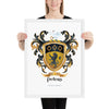 Peters Family Crest framed artprint