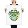 Powers Family Crest framed artprint