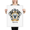 Ramsey Family Crest framed artprint