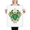 Reay Family Crest framed artprint