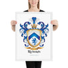 Richards Family Crest framed artprint