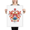 Rios Family Crest framed artprint