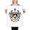 Roberts Family Crest framed artprint - Welsh origin