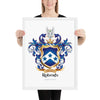 Roberts Family Crest framed artprint - English origin
