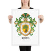 Robles Family Crest framed artprint