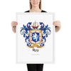 Roy Family Crest framed artprint