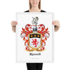 Russell Family Crest framed artprint - Bedford origin