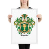 Schneider Family Crest framed artprint