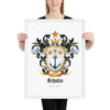 Schults Family Crest framed artprint