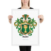 Snyder Family Crest framed artprint