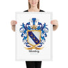 Stanley Family Crest framed artprint