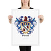 Steele Family Crest framed artprint