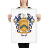 Swift Family Crest framed artprint