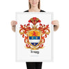Terry Family Crest framed artprints