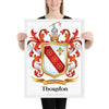 Thornton Family Crest framed artprints