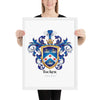 Tucker Family Crest framed artprints